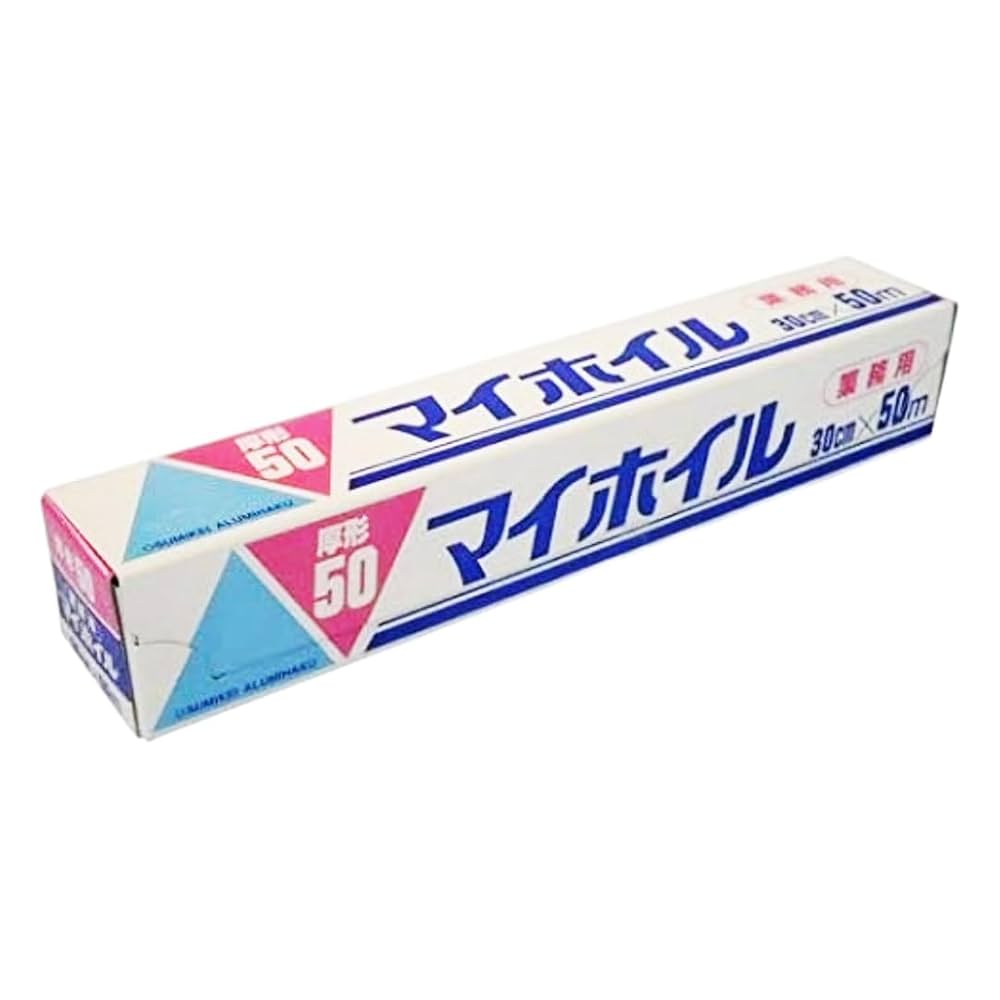 【3本】押し花用　厚手のアルミ箔ロール　新品　幅50㎝長さ5m厚さ50ミクロン アルミ箔 – REKISEISHA